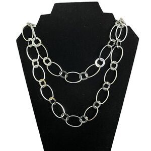 Oval Chain Linked Necklace
